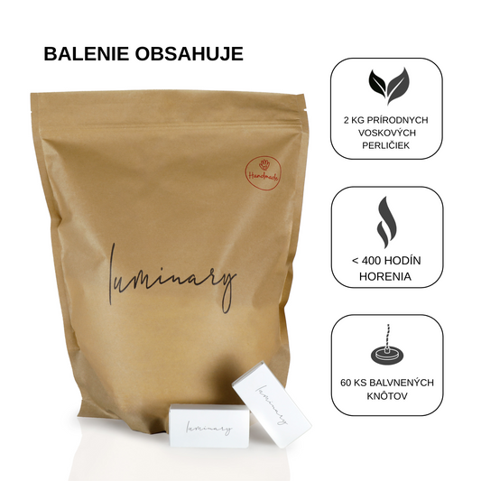 Luminary MAXI – 2 kg prírodných perličiek pre vaše eventy