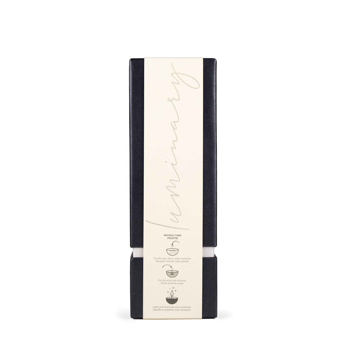 Kolekcia sviečok Luminary Candles ONYX, 100% prírodný perličkový vosk.