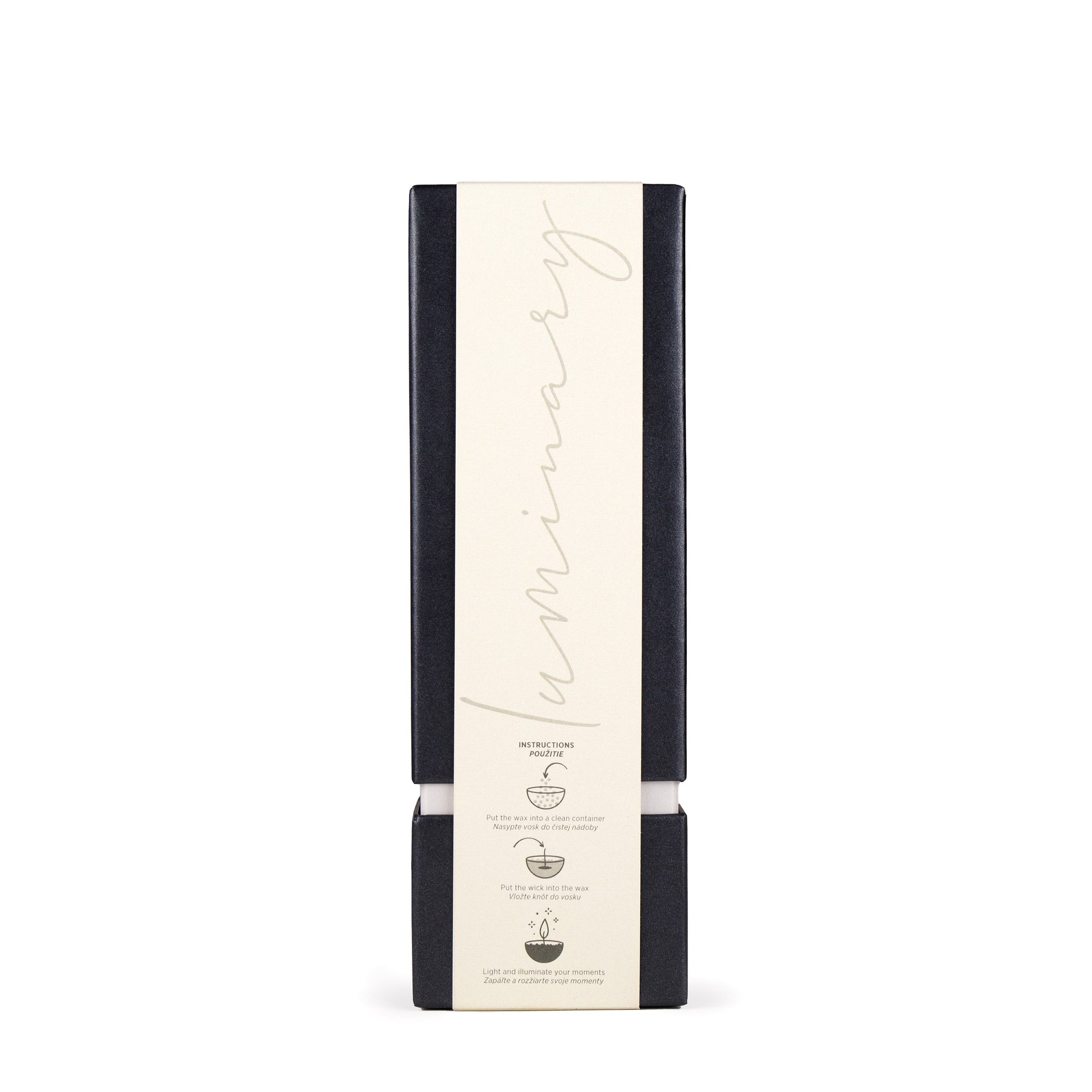 Kolekcia sviečok Luminary Candles ONYX, 100% prírodný perličkový vosk.