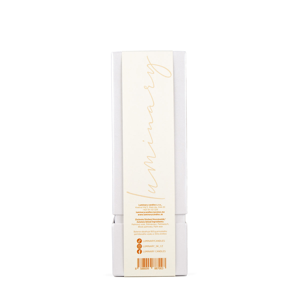 Kolekcia sviečok Luminary Candles GOLD, 100% prírodný perličkový vosk.