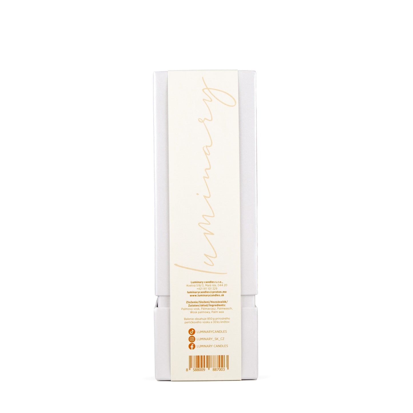 Kolekcia sviečok Luminary Candles GOLD, 100% prírodný perličkový vosk.