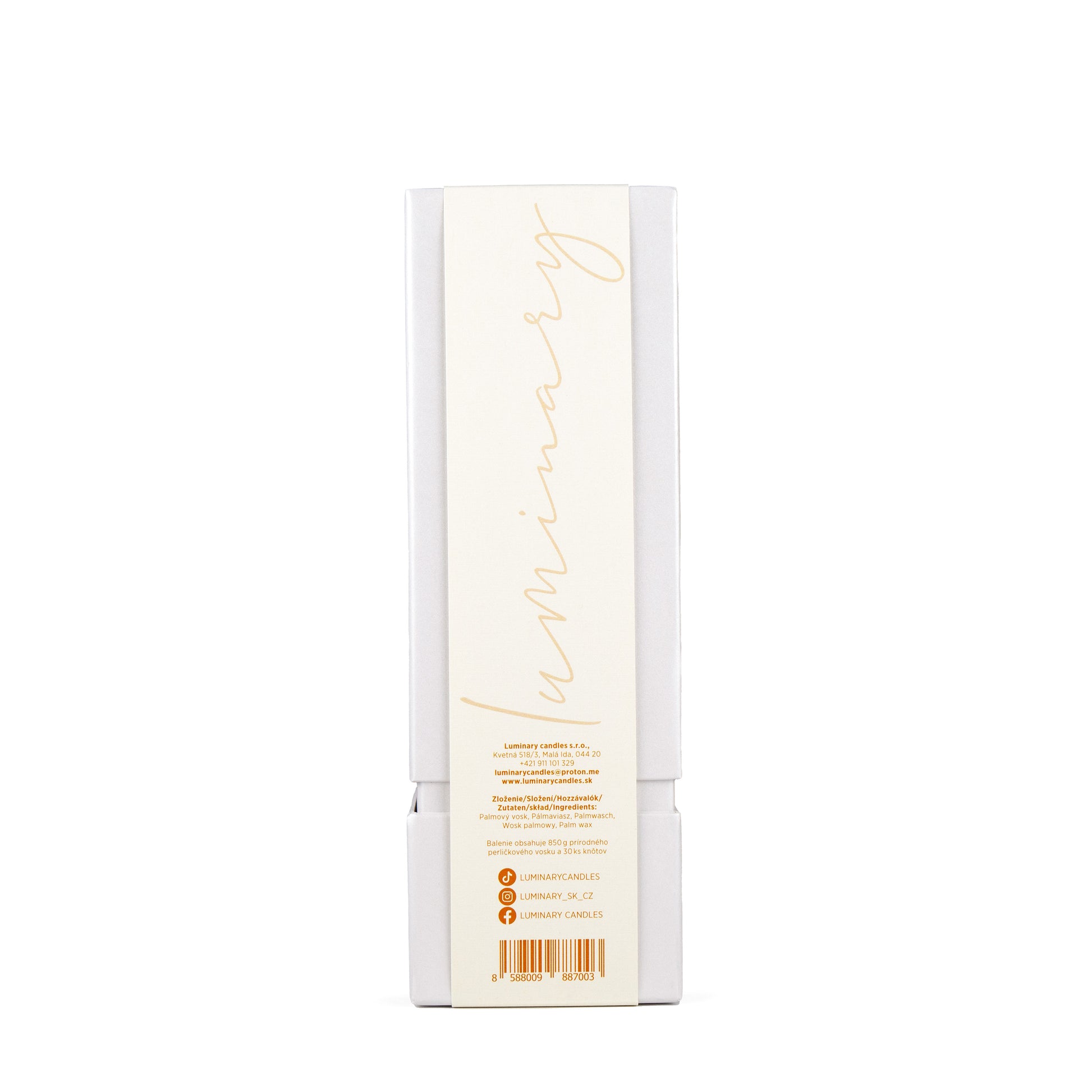 Kolekcia sviečok Luminary Candles GOLD, 100% prírodný perličkový vosk.