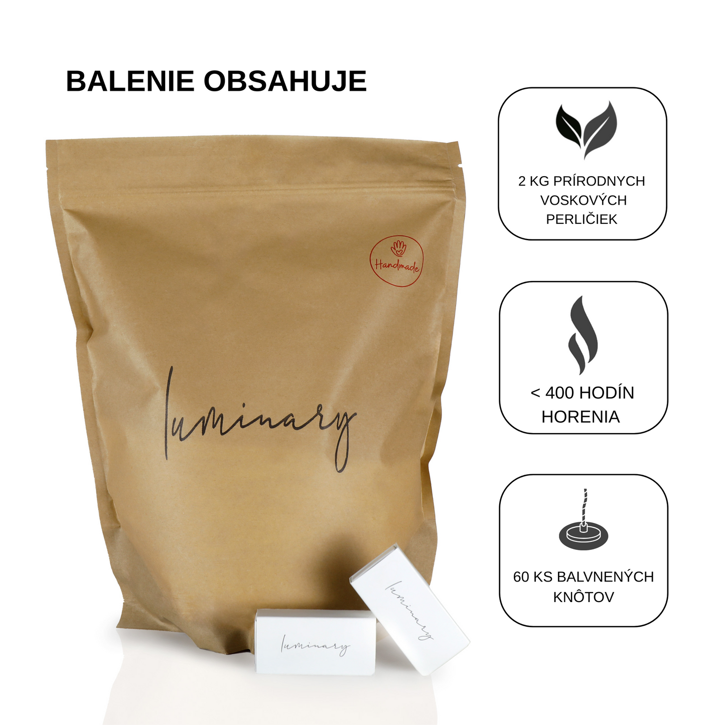 Luminary MAXI – 2 kg prírodných perličiek pre vaše eventy