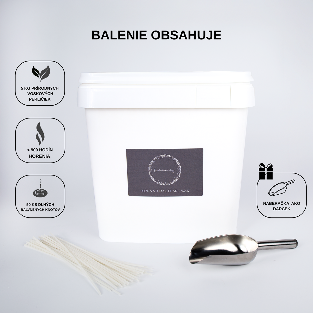 Luminary XXL – 5 kg balenie pre veľké momenty