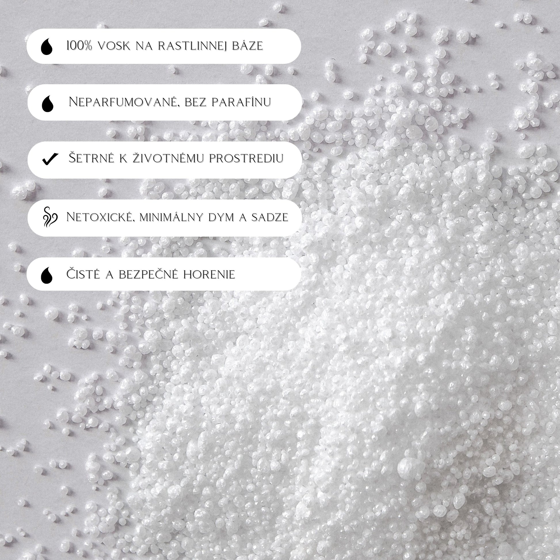 Sypané perličkové sviečky - 2kg balenia  + 60ks knôtov - svadba , eventy a oslavy