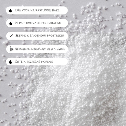 Sypané perličkové sviečky - 2kg balenia  + 60ks knôtov - svadba , eventy a oslavy