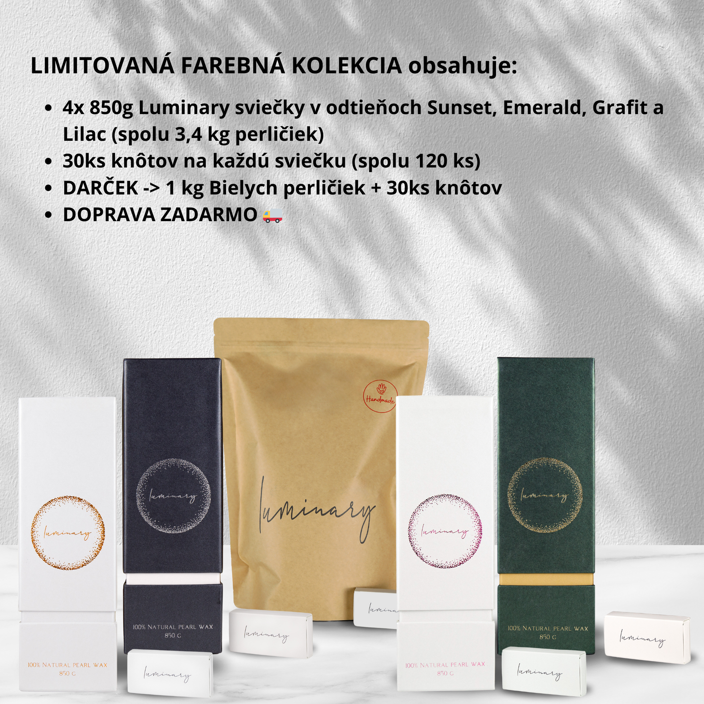 Luminary MAXI KOMBO 🔥 Najväčší set sviečok!