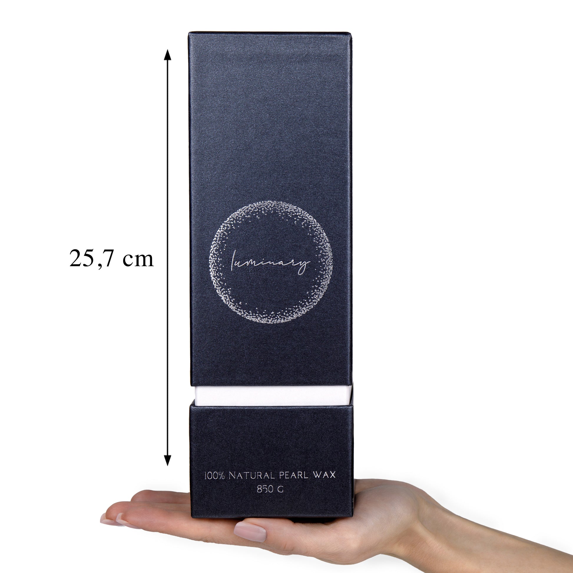 Kolekcia sviečok Luminary Candles ONYX, 100% prírodný perličkový vosk. Výška 25,7 cm