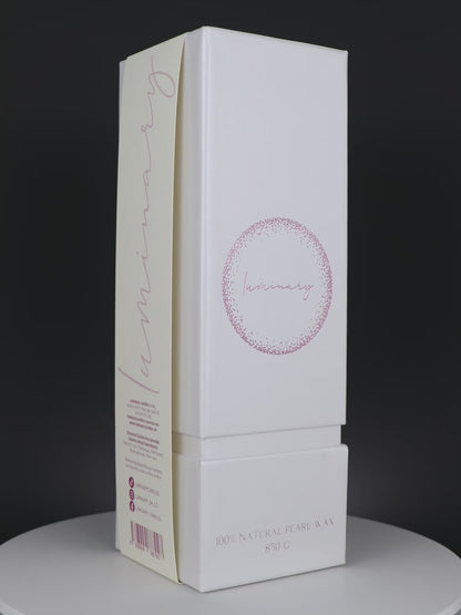 KOLEKCIA Luminary Candles ROSÉ, 100% prírodný perličkový vosk. Video produkt