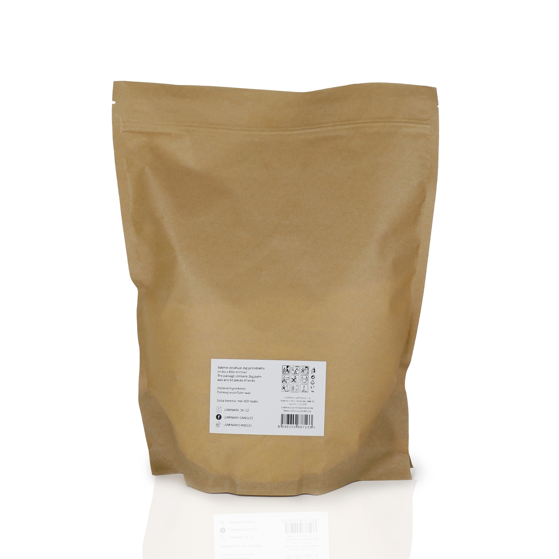 Sypané perličkové sviečky - 2kg balenia  + 60ks knôtov - svadba , eventy a oslavy